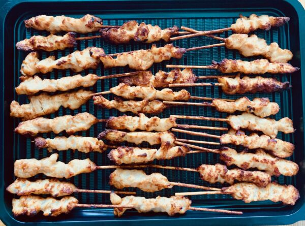 Breast of Chicken Skewers Platter