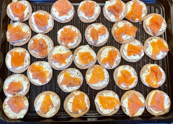 Sour Dough Mini Cracker Canapé